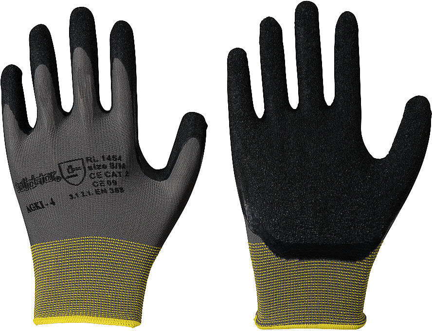 kaiserkraft Montagehandschuhe, Latex, VE 12 Paar, Größe 10