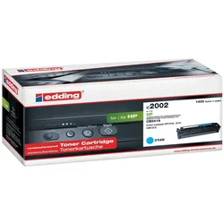 Edding, Toner, Toner EDD-2002 cyan 1.4K für HP CB541A - Tonereinheit (C)