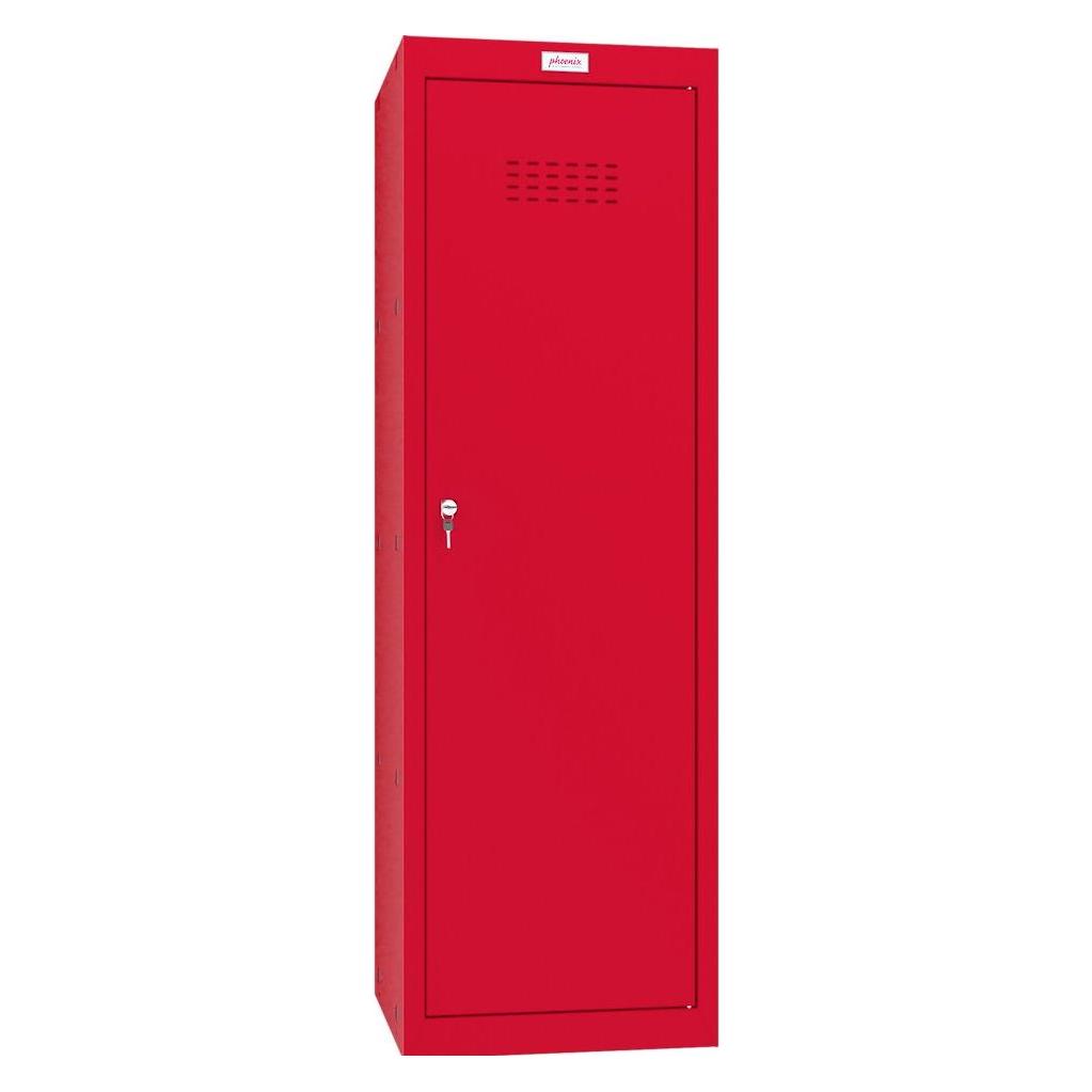 Phoenix Safe Würfelspind 173l gross Türschloss rot (173 l) (CL1244RRK)