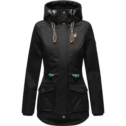 MARIKOO Damen Outdoorjacke aus Wasserabweisendem Obermaterial Babetaa
