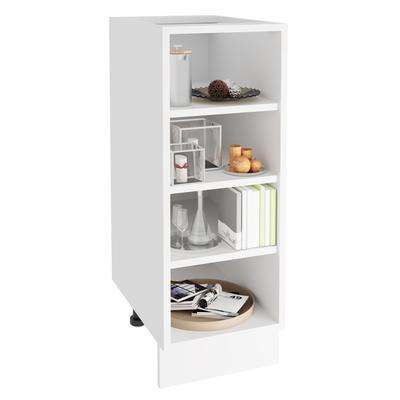 Unterschrank VCM "Küchenschrank Regal Küche Unterschrank Esilo 30cm", weiß, B:30cm T:44cm, Obermaterial: 100% Holz Wood., Schränke, Unterschrank