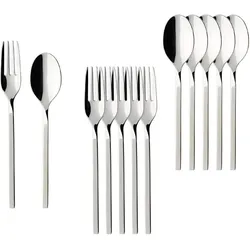 Villeroy & Boch NewWave Kaffeebesteck Bundle, Besteck, Silber