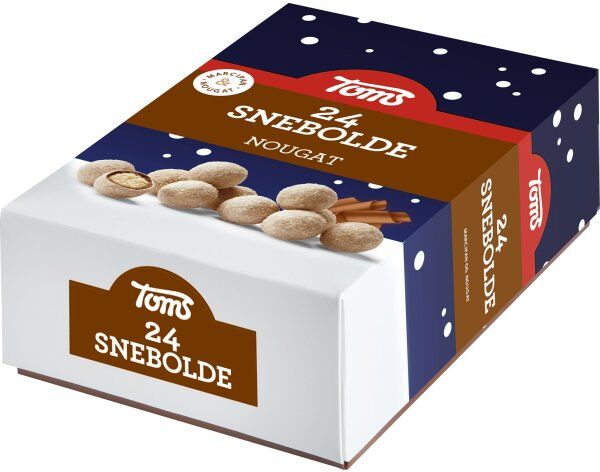Toms Snebolde M. Nougat, 24 Stk