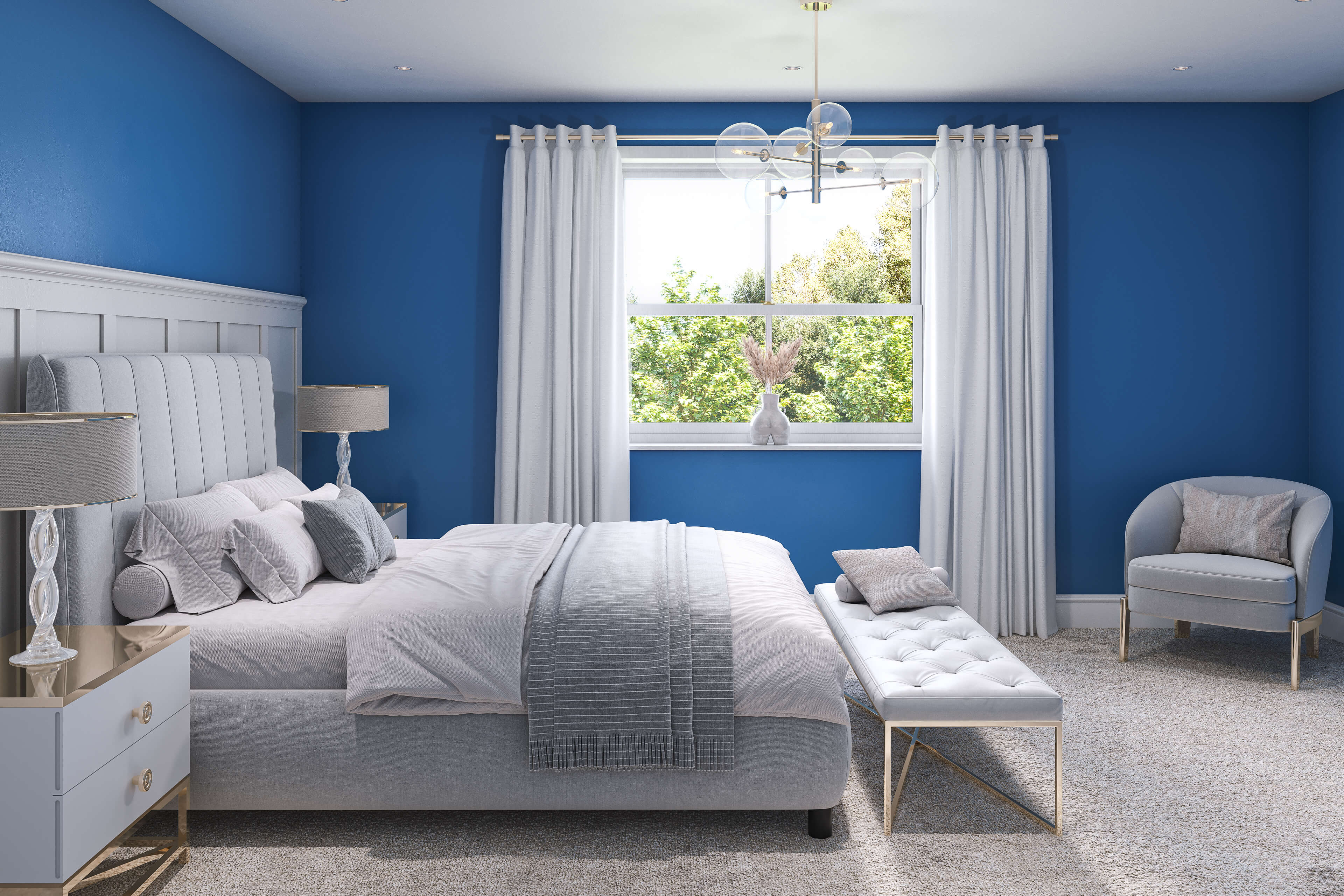 Hemway Peel and Stick Sample - Interior Paint - Royal Blue