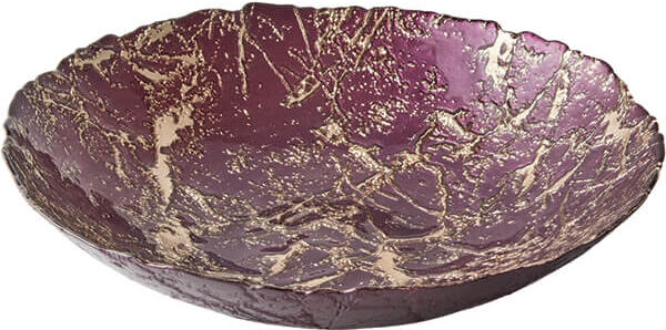 Anton Studios Anton Studio Designs Gold Marble Bowl