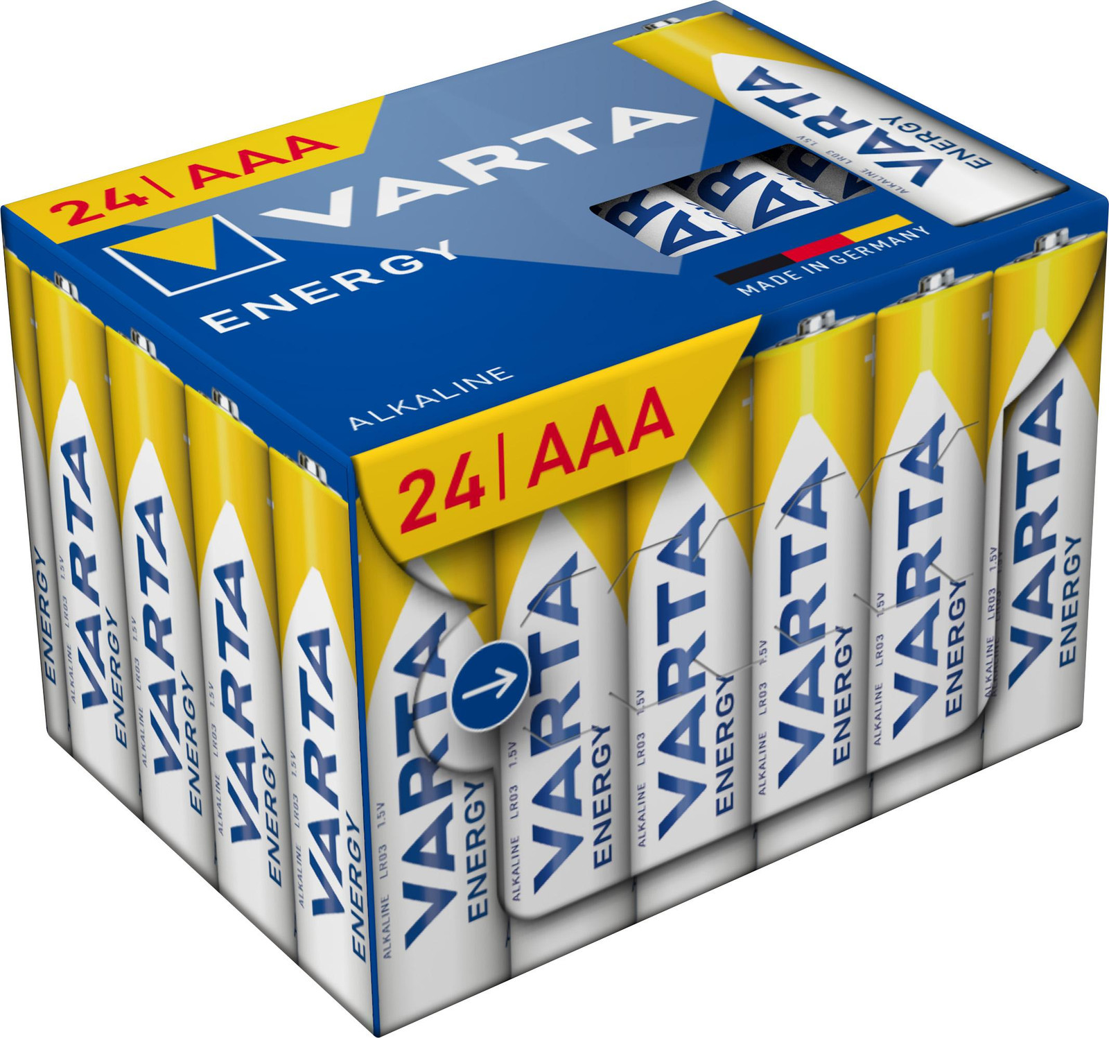 Varta Alkaline batterijen Micro AAA, doos met 24 stuks