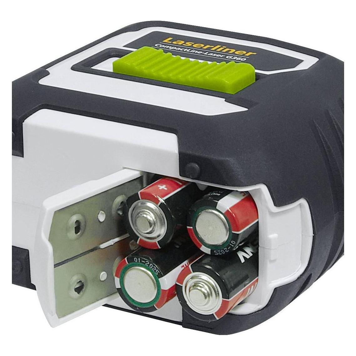 Laserliner CompactLine-Laser G360 Kreuzlinienlaser inkl. Tasche Reichweite (max (Kreuzlinienlaser) (036.16)