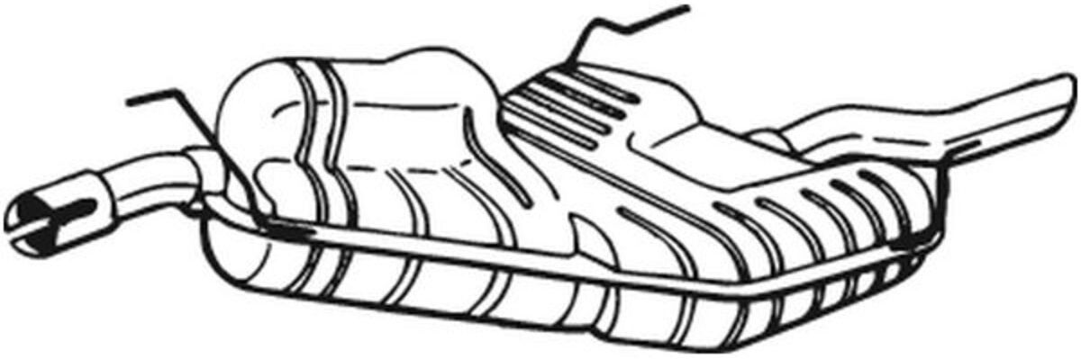 Endschalldämpfer BOSAL 215-219