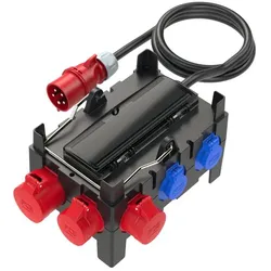 PCE 9130080 Mobilverteiler Kunststoff Baureihe ISCHL BV 32/5 2x16/5 3xSSD 2m5G6St32 Ea IP44