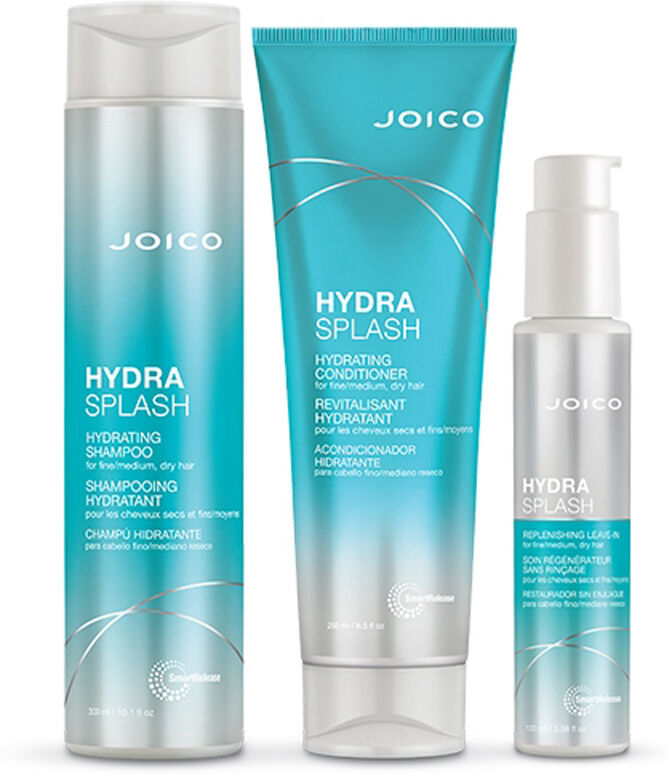 JOICO HydraSplash Hydrating Shampoo 300ml, Conditioner 250ml & Repleni
