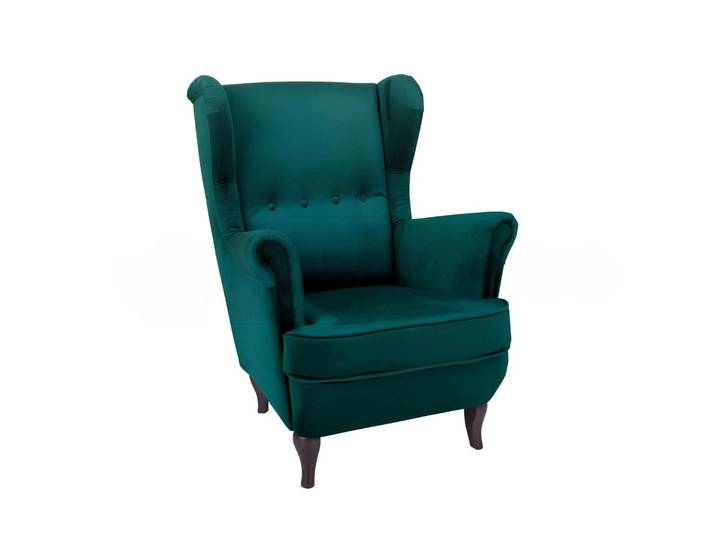 JVmoebel Ohrensessel Chesterfield Ohrensessel mit hochwertiger Polsterung und Textilbezug (Sessel), Made in Europa