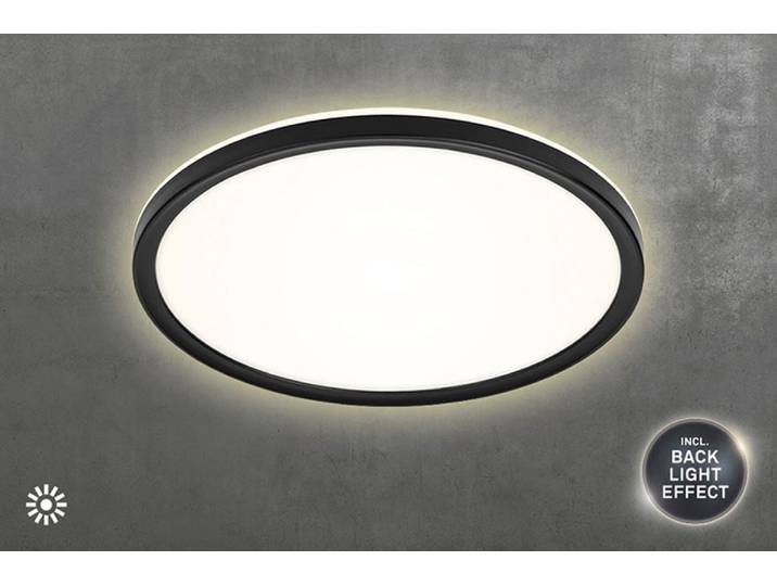 BRILONER LEUCHTEN LED Panel SLIM , schwarz (weiß, neutral), Leuchten, LED Panel
