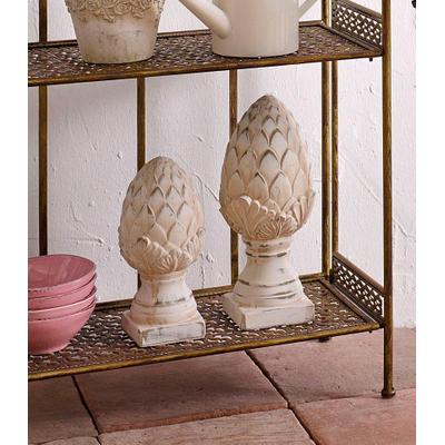 Dekoobjekt OTTO HOME "Zapfen", beige (natur), B:11cm H:25cm T:11cm, Keramik, Dekofiguren