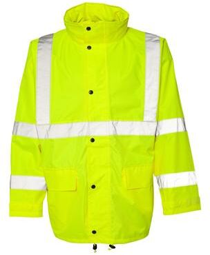 Kishigo RW110-111 Economy Full Rainsuit in Lime size Small/Medium   Polyester