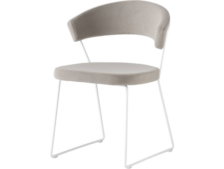 CONNUBIA Stuhl New Times weiss Polyester/Metall