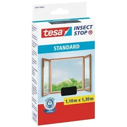 TESA 55671-00021 Moskitonetz Fenster Schwarz