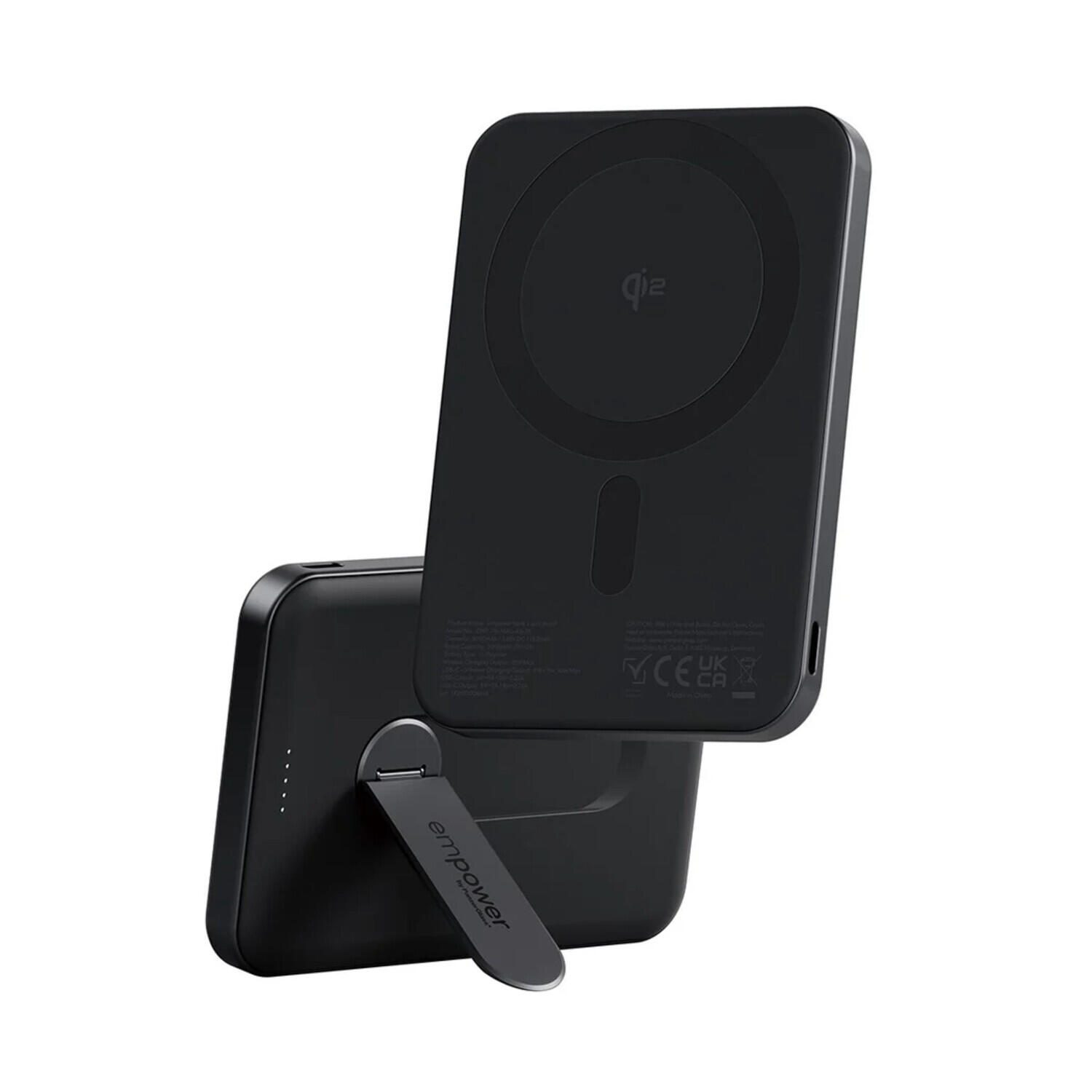 PanzerGlass™ empower™ by PanzerGlass® Powerbank mit Spin Stand, 5000mAh, Schwarz EM23165