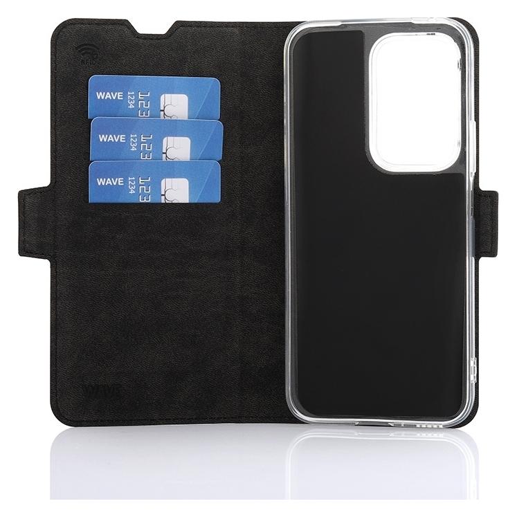 Wave BookCase Cover, Honor 200 Lite, schwarz (WAVE-BC-HN-200L-BK)