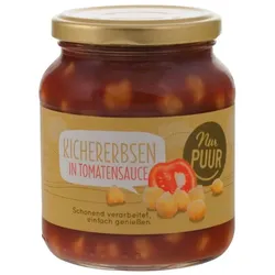 Kichererbsen in Tomatensauce