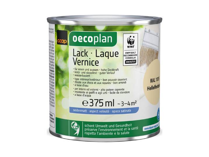 Oecoplan Lack seidenmatt Hellelfenbein 375ml