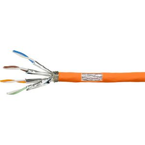 LogiLink Netzwerkkabel PrimeLine, CPV0059, orange, Cat 7, 1000 MHz, 10 Gbit/s, S/FTP, Dca, 50 m