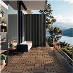 HOME DELUXE WPC Klickfliesen BAVARO - 6m2 Teak