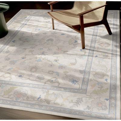 Well Woven Ushak Konya Updated Traditional Pastel Flat-Weave Area Rug