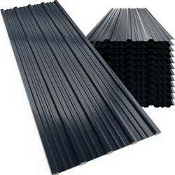 Trapezblech 24er-Set Anthrazit 129x46cm 14m2