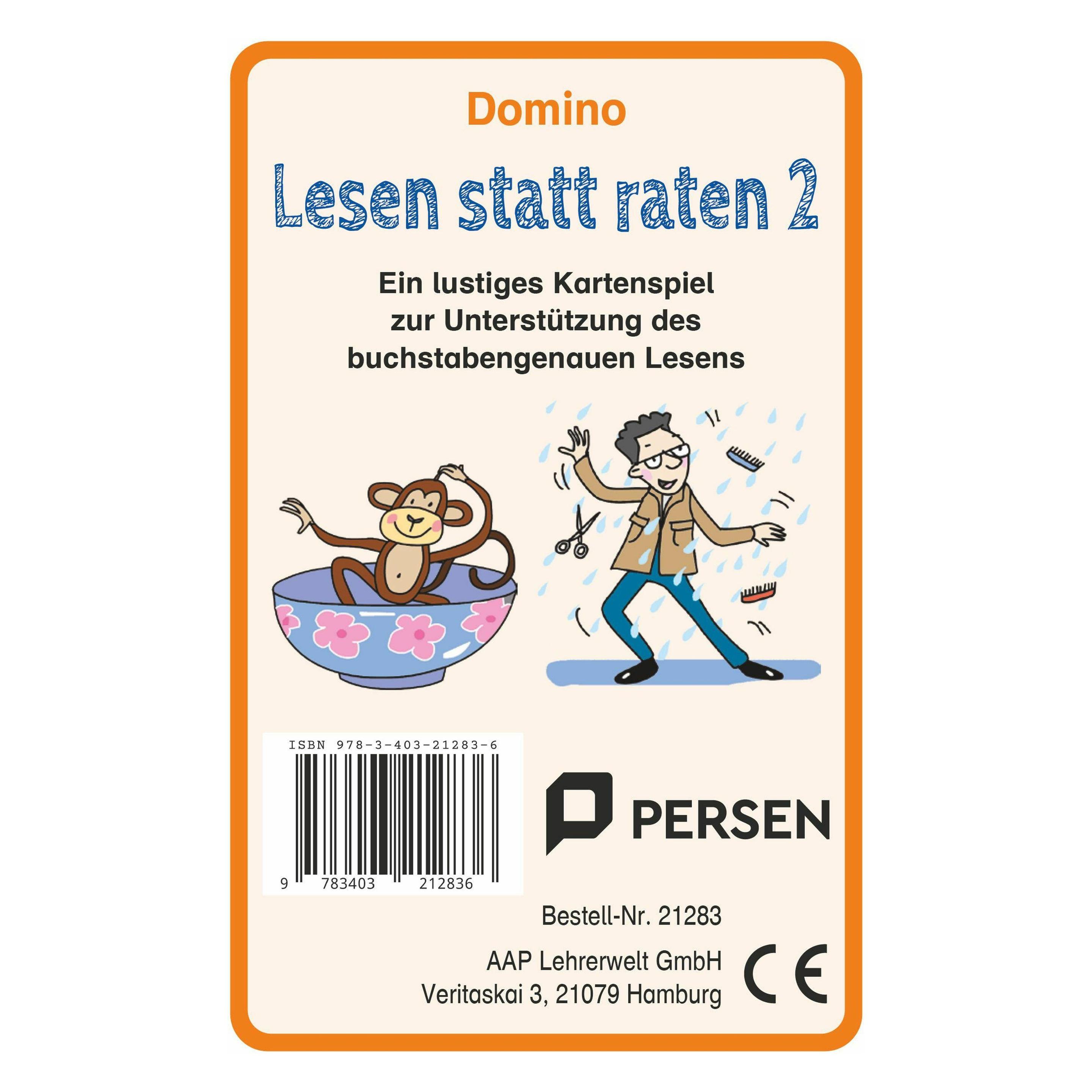 Persen Stadelmeier:Domino: Lesen statt raten 2 (Deutsch, 1 - 4 Spieler) (55621052)