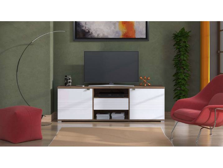 Home affaire Lowboard Grenoble TV-Lowboard, Breite 176 cm, TV-Schrank, TV-Ständer, TV-Kommode in trendigen Farben, mit viel Stauraum