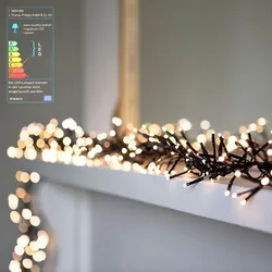 LED-Cluster-Lichterkette 768 LEDs Weihnachtsbeleuchtung Deko Beleuchtung Garten