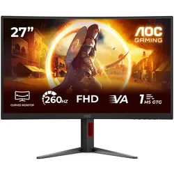 AOC G4 C27G4Z2 Computerbildschirm 68,6 cm (27") 1920 x 1080 Pixel Full HD LCD Schwarz, Rot