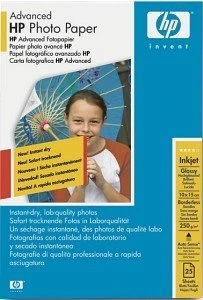 HP Q8691A Advanced Glossy Photo Paper 10 x 15cm 25 Blatt