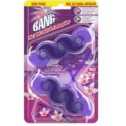 Cillit Bang 6in1 Wilde Orchidee Duo 2x35 g Farbduftspüler Frischeduft und Farbspüler für WC-Becken