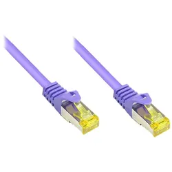 Alcasa 1.5m Cat7 RJ-45 Netzwerkkabel Violett 1,5 m S/FTP (S-STP)