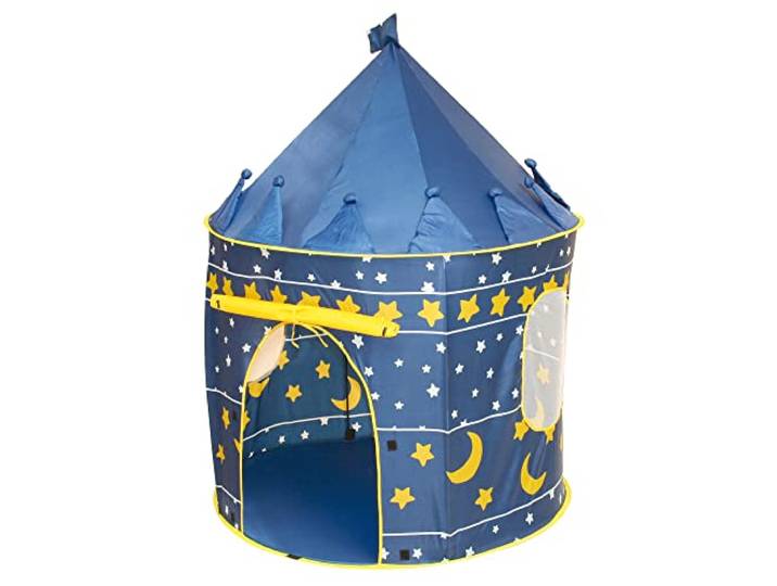 roba Spielzelt, Kinderzelt 'Mond und Sterne', Spielhaus aus Stoff, inkl. Tasche