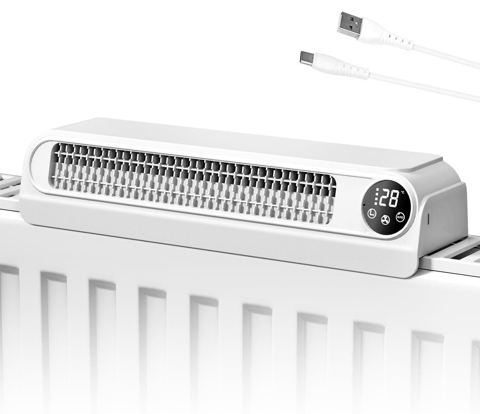 Selius Radiatorventilator met auto- en handmatige modus