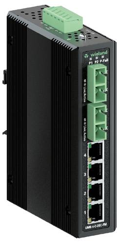 Wieland Electric 83.040.1252.0 WIENET UMS 4-C-2SC-FM Netzwerk Switch