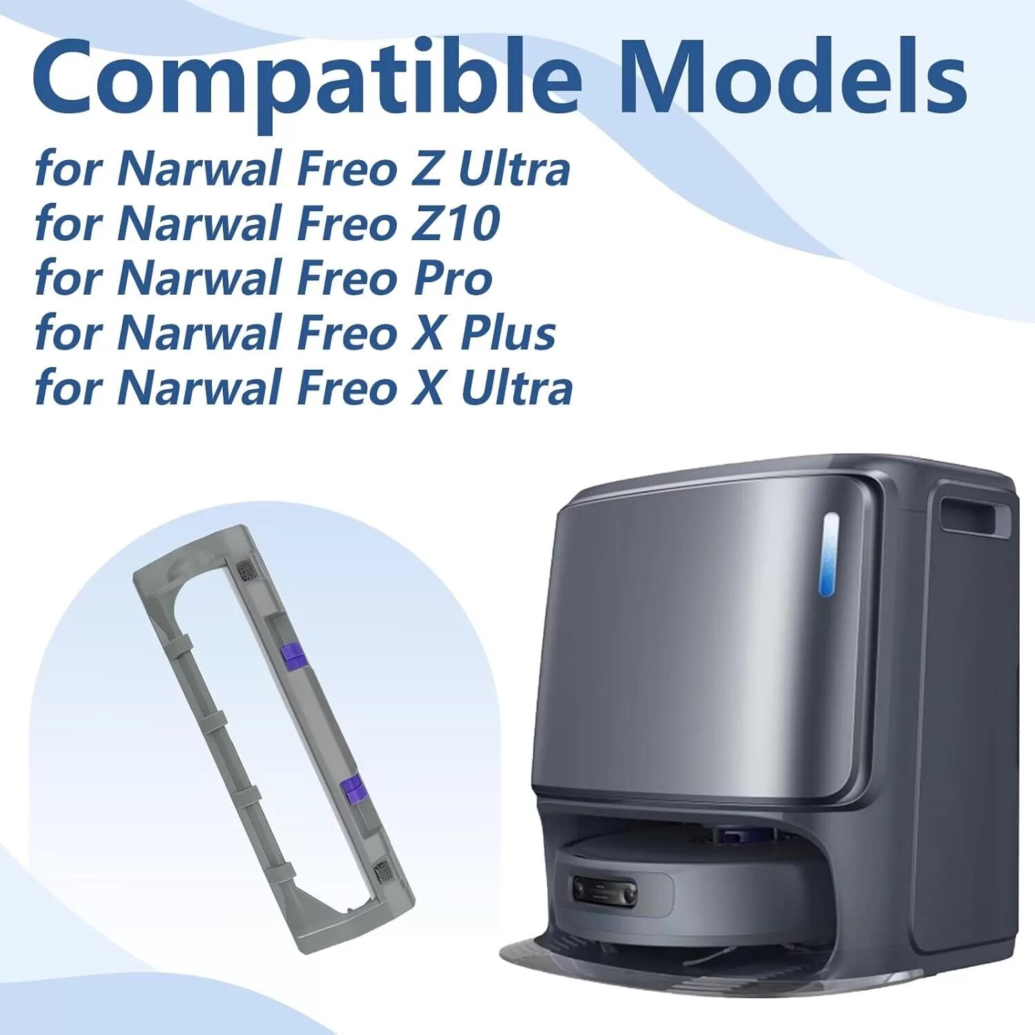 INF Remplacement du couvercle de brosse principale pour aspirateur robot Narwal Freo