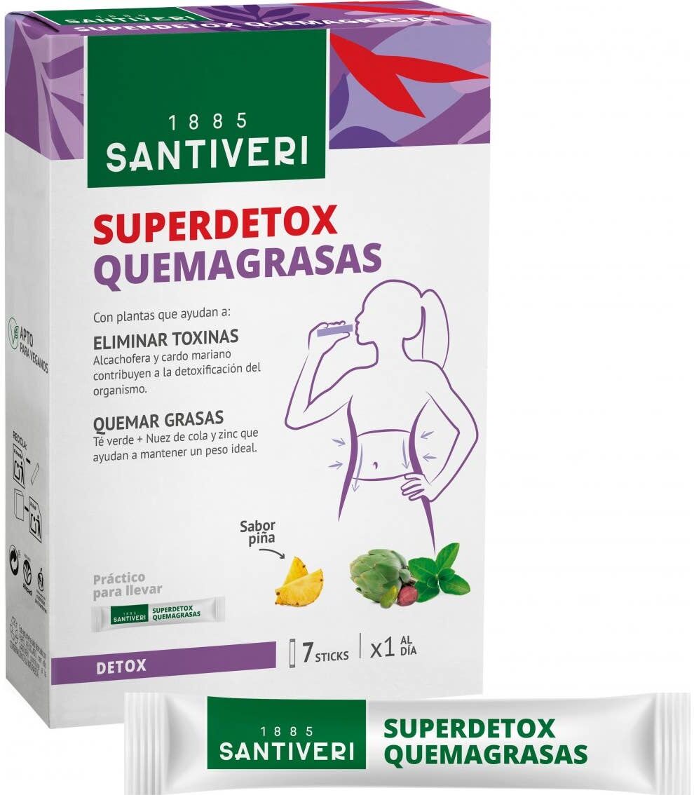 Santiveri SuperDetox Quemagrasas 7 Sticks