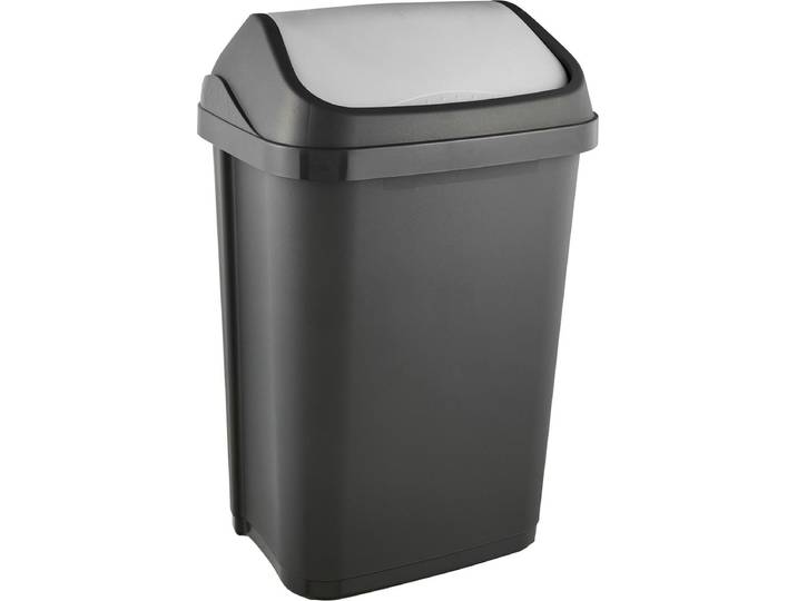 Keeeper Swing Bin - Prullenbak / Vuilbak 33x25x54 - 25 L - Zwart