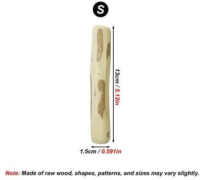 Uplift Essentials Natural Coffee Wood Dog Chew Stick Sustainable Long Lasting Dental Molar Toy s