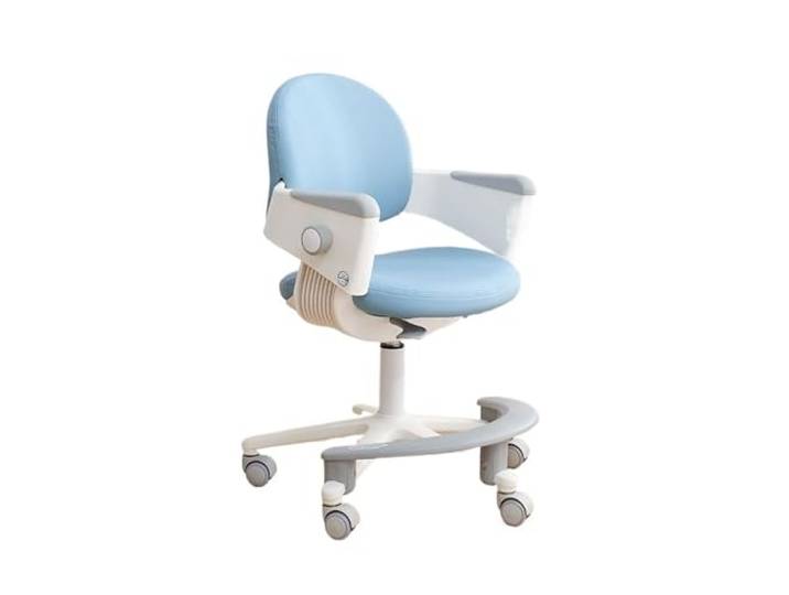 Mf5rGb7pD Home Office Kinderschreibtischstuhl, höhenverstellbarer Stuhl, ergonomischer, Kinderbürostuhl, Kindercomputerstuhl for Familien, Schulen und Büros Bürostuhl(Blue)
