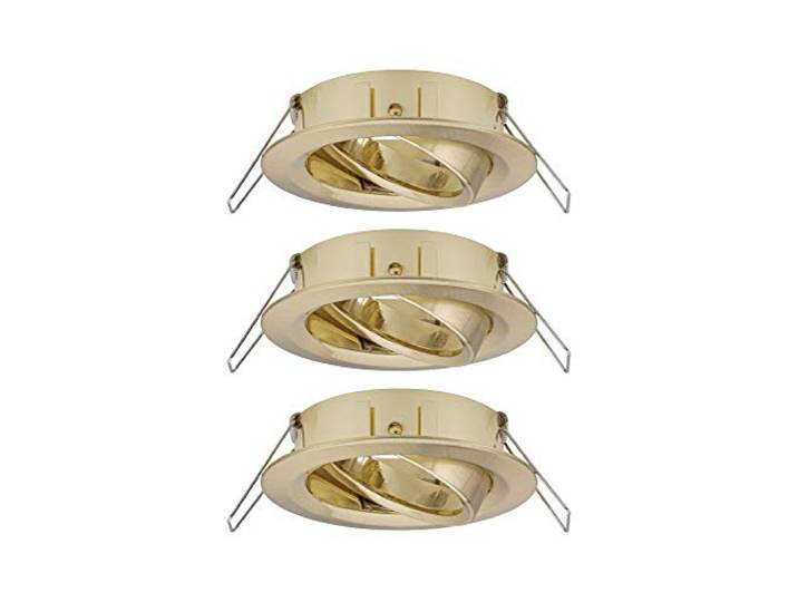 Paulmann 92489 Einbauleuchte Choose Spot Schwenkbar Max. 3x10W Deckeneinbaustrahler Messing Gebürstet Einbaulampe Ohne Leuchtmittel Alu