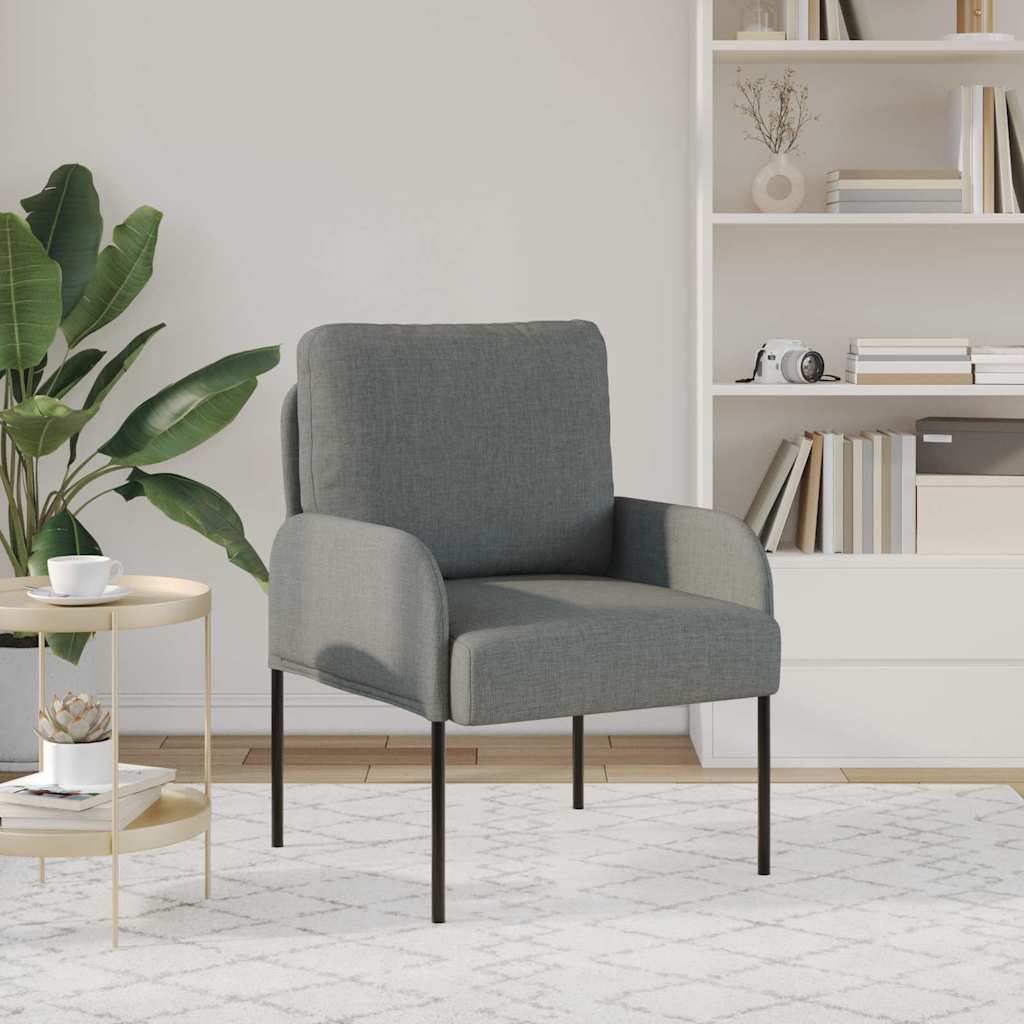 vidaXL Canapés avec coussin 55cm Gris foncé Contreplaqué