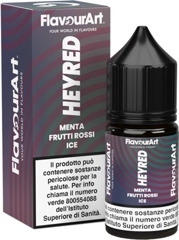 Flavourart Heyred Aroma Mini Shot 10ml Menta Frutti Rossi Ghiaccio