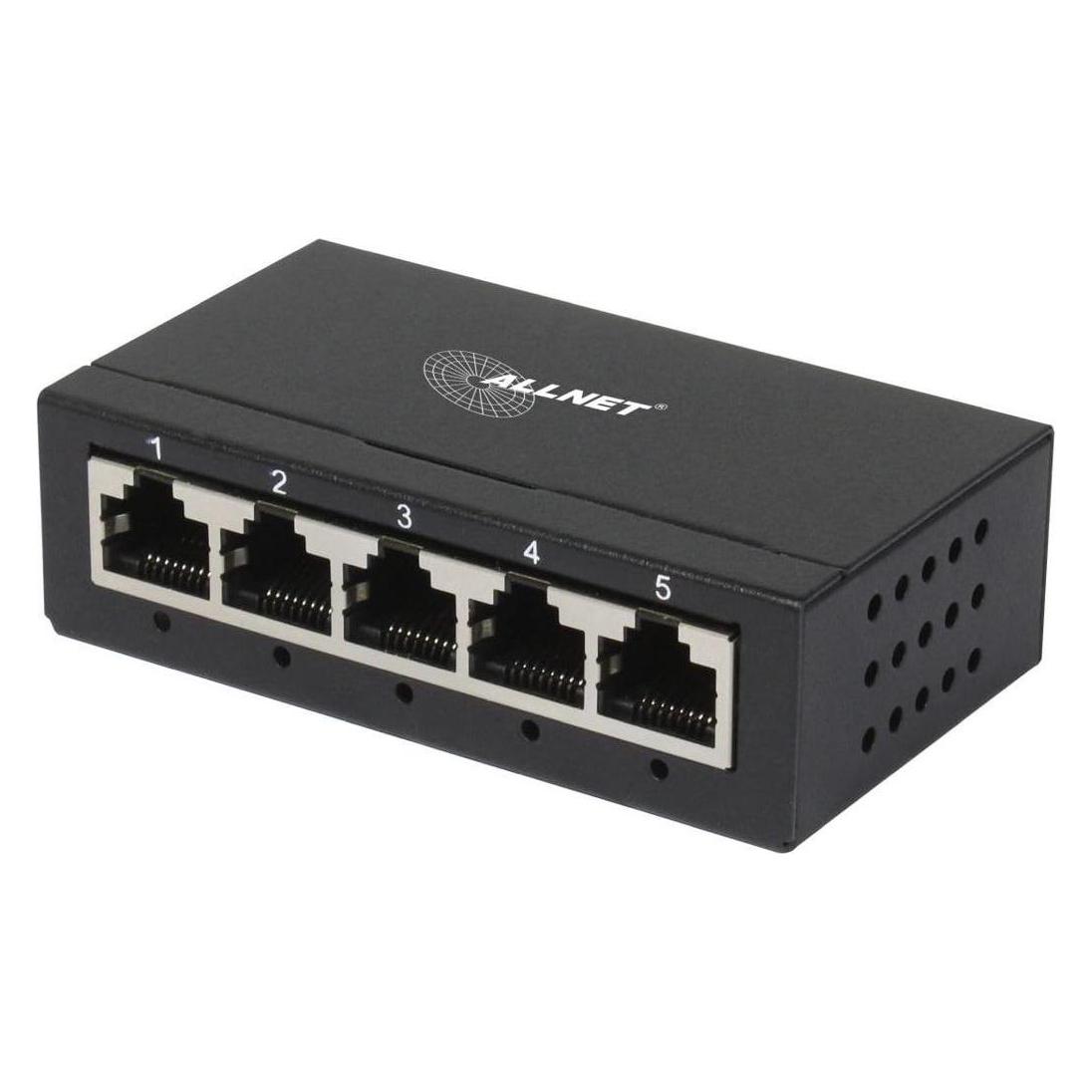 Allnet Switch unmanaged Layer2 5 Port o 5x 1GbE o Lüfterlos o ALL-SG8005 (5 Ports) (ALL-SG8005)