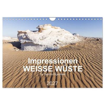 Impressionen - Weiße Wüste (Wandkalender 2027 DIN A4 quer), CALVENDO Monatskalender