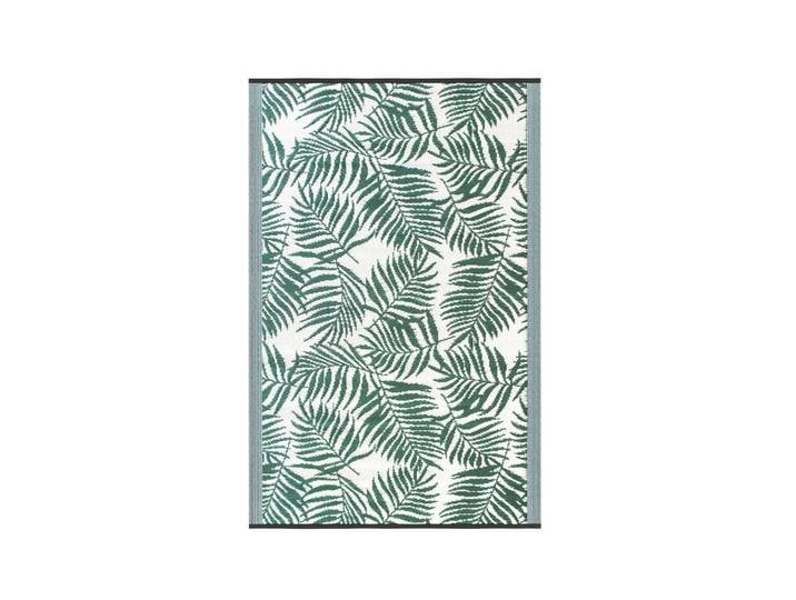 Outdoor Teppich TROPIC 240 x 150 cm grün/weiss