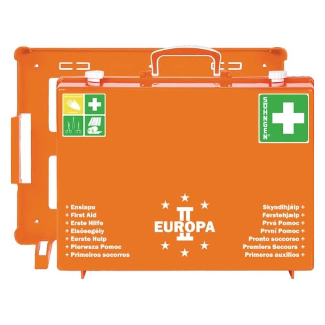 Söhngen Erste Hilfe Koffer EUROPA II B400xH300xT150ca.mm orange (3001357)